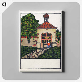 アートパネル-Easter Card - オットー フリードリヒ カール レンデッケ Canvas.