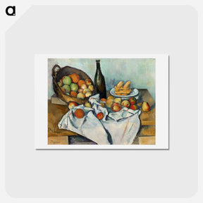 アートポストカード-The Basket of Apples - ポール セザンヌ Postcard.