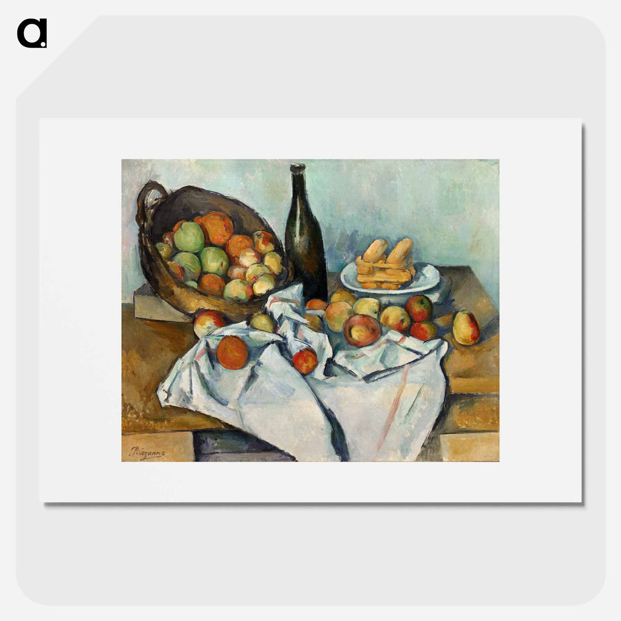 The Basket of Apples - Paul Cezanne Poster.