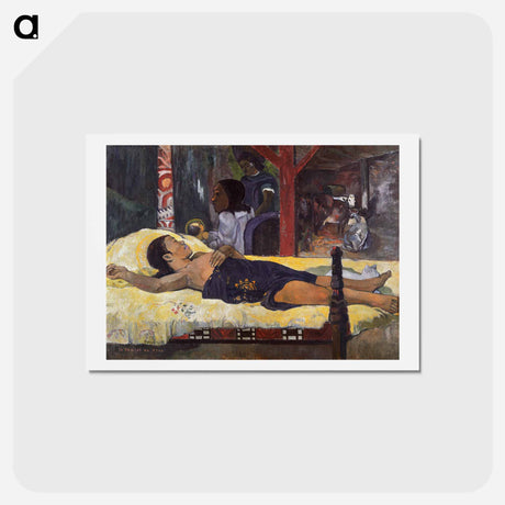 アートポストカード-The Birth of Christ (Te tamari no atua) - ポール ゴーギャン Postcard.