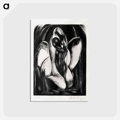 アートポストカード-Leda - ポール ナッシュ Postcard.