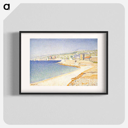 The Jetty at Cassis, Opus 198 - ポール シニャック Poster.