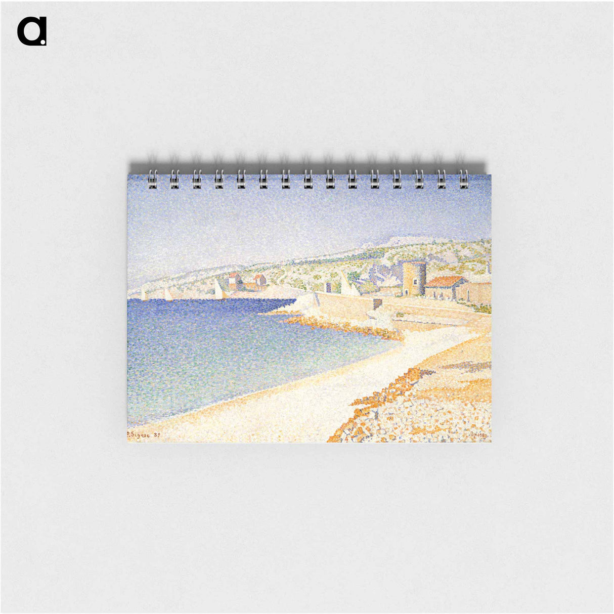 The Jetty at Cassis, Opus 198 - ポール シニャック Memo.