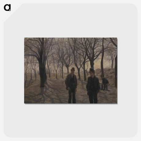 アートポストカード-The Ramparts of Christianshavn
 - ピーター ハンセン Postcard.