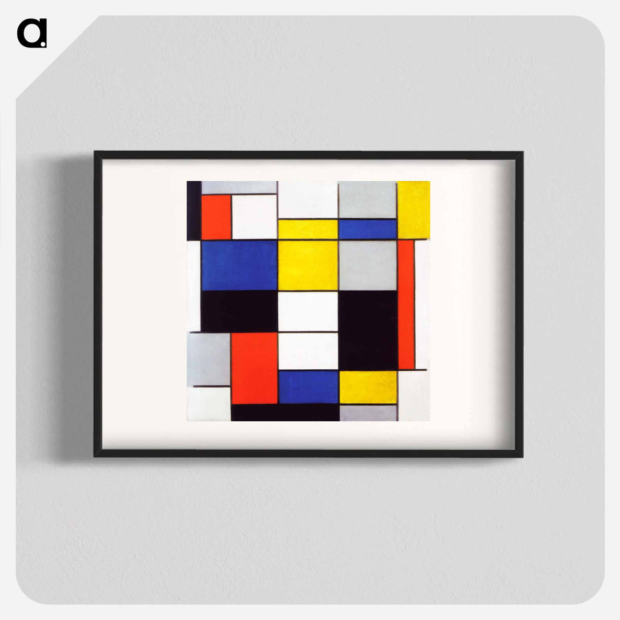 Composition A - Piet Mondrian Poster.