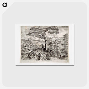 アートポストカード-Soldiers at Rest - ピーター ブリューゲル Postcard.
