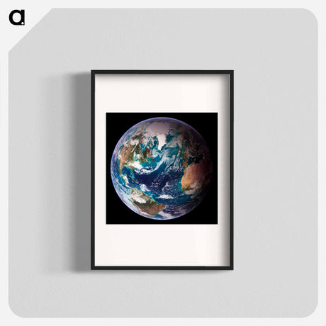 アートポスター-Blue Marble West
 - 地球 Poster.