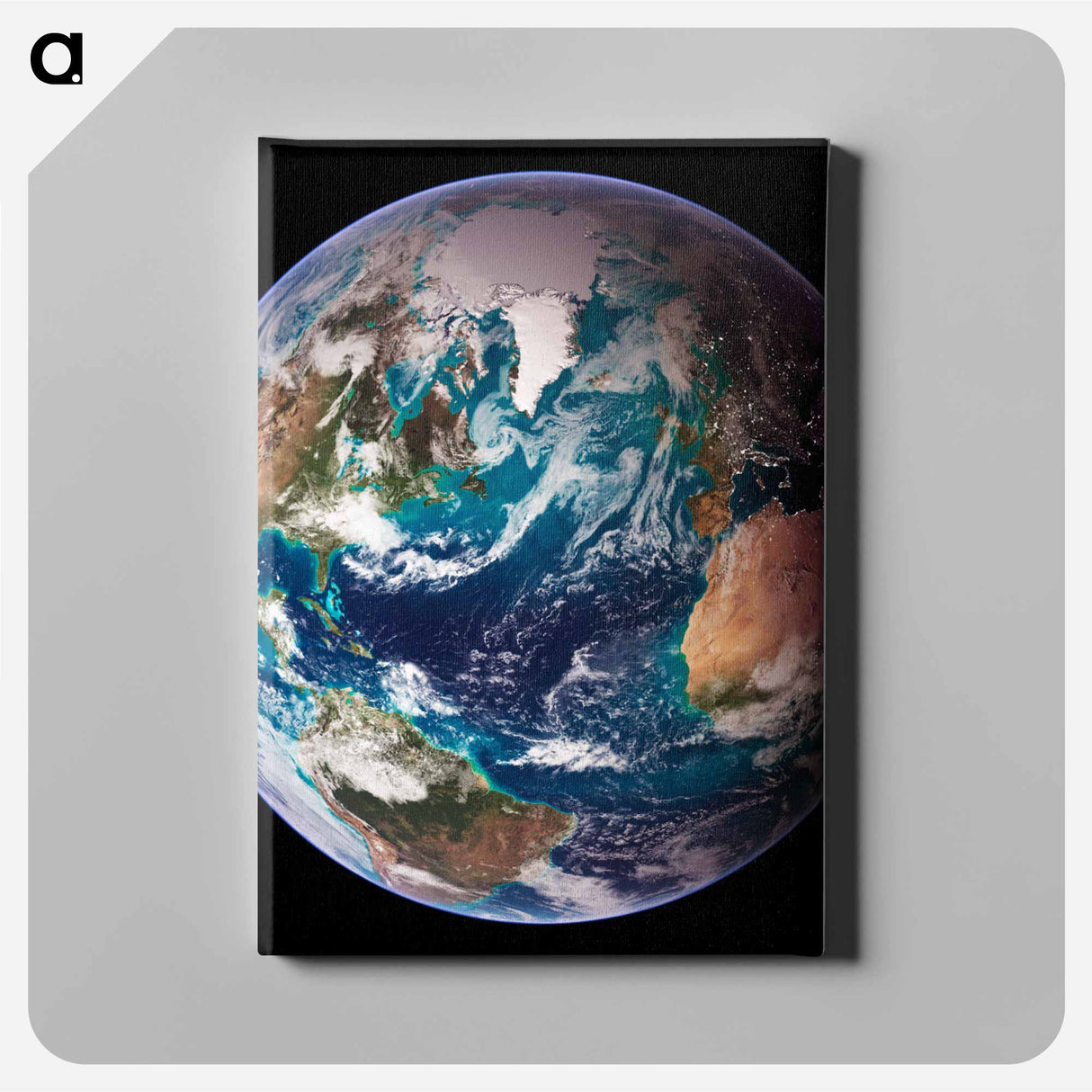 アートパネル-Blue Marble West
 - 地球 Canvas.
