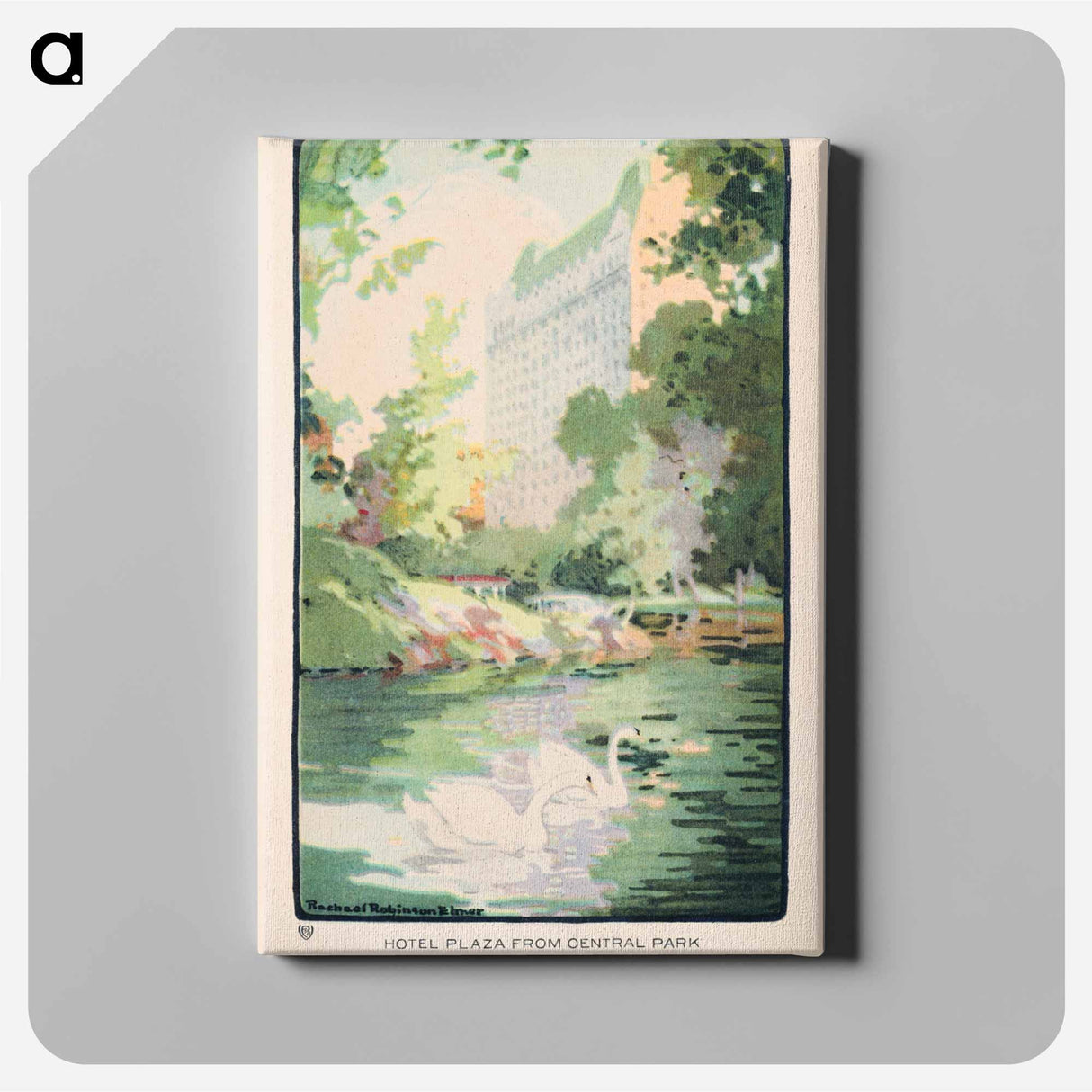 アートパネル-Hotel Plaza from Central Park
 - レイチェル ロビンソン エルマー Canvas.
