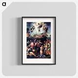 Raphael's Transfiguration - ラファエロ サンティ Poster.