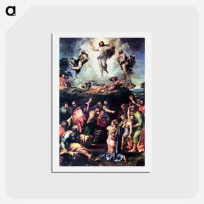 アートポストカード-Raphael's Transfiguration - ラファエロ サンティ Postcard.