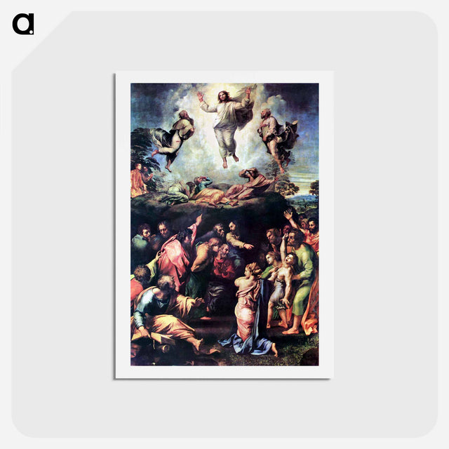 アートポストカード-Raphael's Transfiguration - ラファエロ サンティ Postcard.