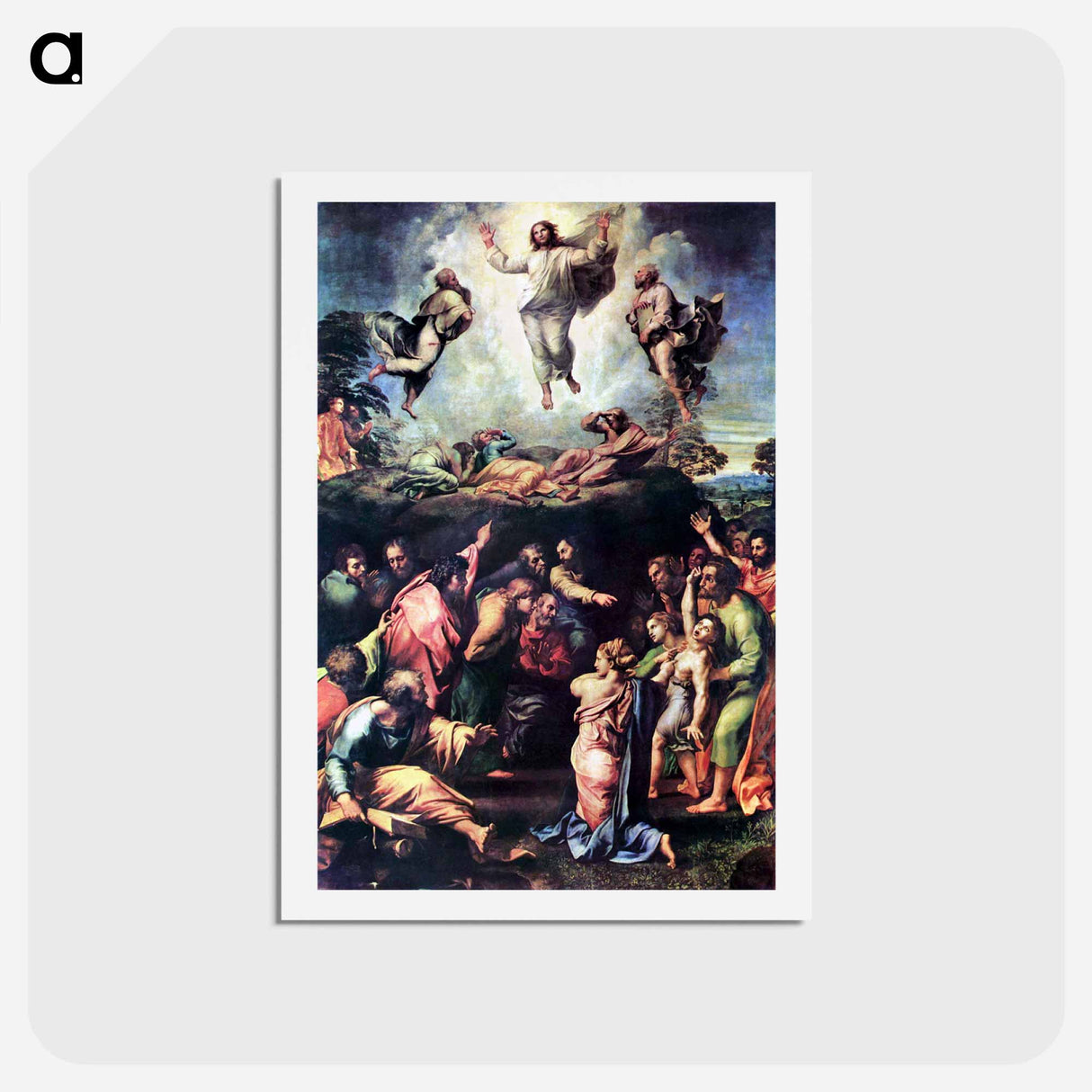Raphael's Transfiguration - ラファエロ サンティ Postcard.