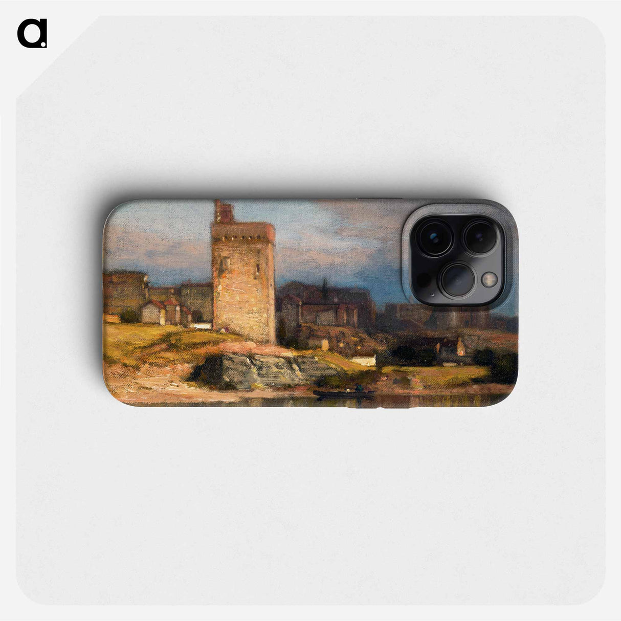 Old Tower at Avignon - サミュエル コールマン Phone Case.