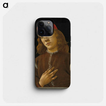 Portrait of a Youth - Sandro Botticelli Phone Case.