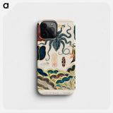Barrier Reef Molluscs and Planarians - オーストラリアのグレートバリアリーフ Phone Case.