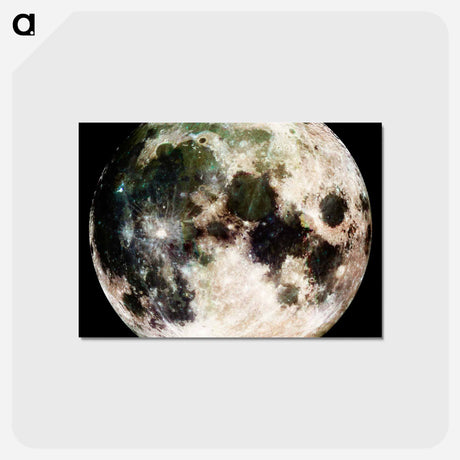 アートポストカード-Earth's Moon
 - ムーン Postcard.