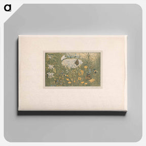 アートパネル-Bloemen en vlinders - テオ ヴァン ホイテマ Canvas.