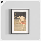 An Actor Beside Water
 - 歌川 豊国 Poster.