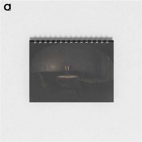 Interior Artificial Light - Vilhelm Hammershøi Memo.