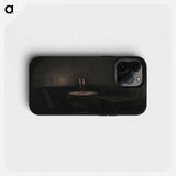 Interior Artificial light - Vilhelm Hammershøi Phone Case.