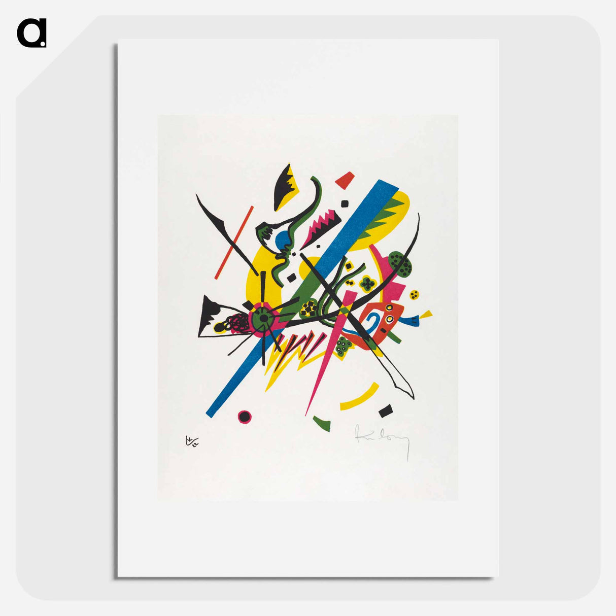 Kleine Welten I (Small Worlds I) - Wassily Kandinsky Poster.