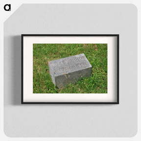 アートポスター-Gravestone of artist William Bliss Baker - ウィリアム ブリス ベイカー Poster.