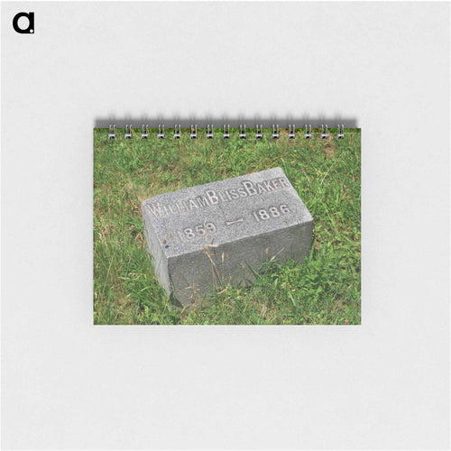 Gravestone of artist William Bliss Baker - ウィリアム ブリス ベイカー Memo.