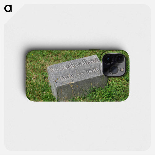 Gravestone of artist William Bliss Baker - ウィリアム ブリス ベイカー Phone Case.