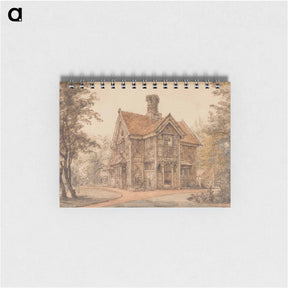 アートメモ帳-A Lodge at Cassiobury - ウィリアム ヘンリー ハント Memo.