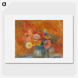 Green Bowl of Flowers - William James Glackens Poster.