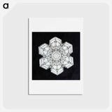 アートポストカード-Wilson Bentley's Snowflake 10 - ウィルソン ベントレー Postcard.