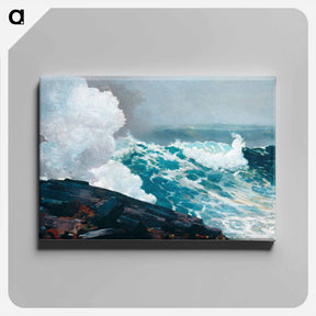 アートパネル-Northeaster - ウィンスロー ホーマー Canvas.