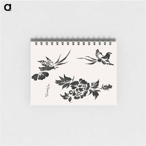 アートメモ帳-Pheasant from Yatsuo no tsubaki - 八丘椿 Memo.