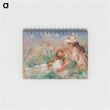 アートメモ帳-Girls in the Grass Arranging a Bouquet
 - バーンズ・コレクション Memo.