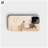 Hokusai's The Metal Carver - 葛飾 北斎 Phone Case.