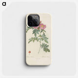 Rose illustration - Pierre Joseph Redouté Phone Case.