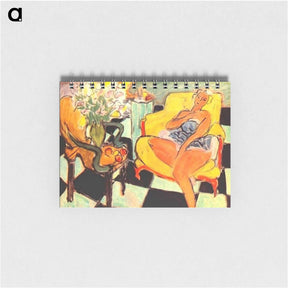 アートメモ帳-Seated Woman with Flower - アンリ マティス Memo.