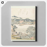 A comparison of Genroku poems and shells - Katsushika Hokusai Canvas.