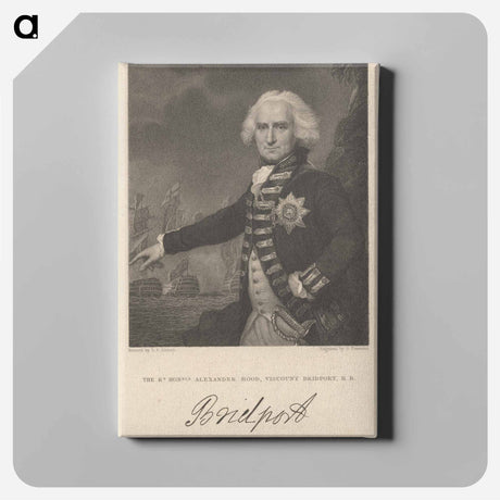 アートパネル-The Rt. Hon. Alexander Hood, Viscount Bridport, K.B.
 - イェール大学アートギャラリー Canvas.