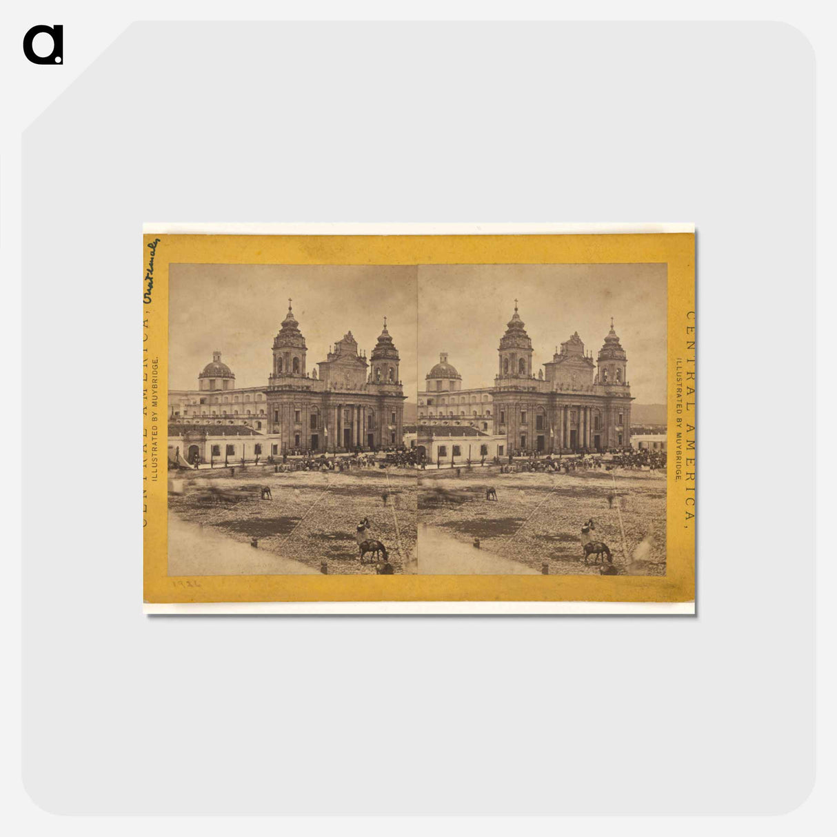 アートポストカード-Guatemala, Cathedral
 - エドワード マイブリッジ Postcard.