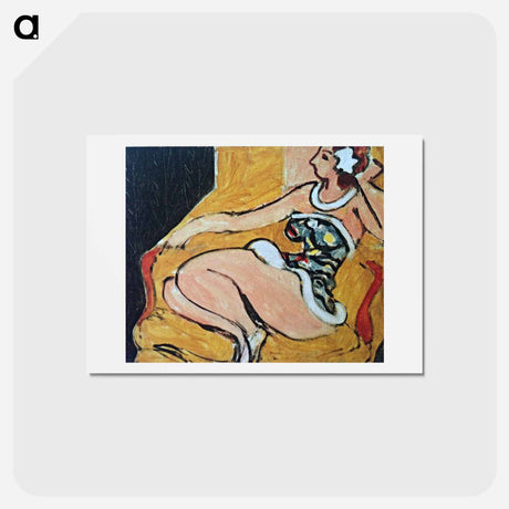 アートポストカード-Danseuse Assise - アンリ マティス Postcard.