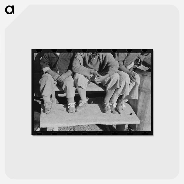 アートポストカード-Sharecropping Children
 - ラッセル リー Postcard.