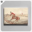 アートパネル-Qualified Horses and Unqualified Riders: 'Faceing a Brook Verifying the Old Adage, Look Before You Leap'
 - イェール大学アートギャラリー Canvas.