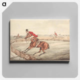 アートパネル-Qualified Horses and Unqualified Riders: 'Faceing a Brook Verifying the Old Adage, Look Before You Leap'
 - イェール大学アートギャラリー Canvas.
