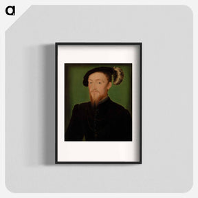 アートポスター-Man with a Feather in Hat
 - バーンズ・コレクション Poster.