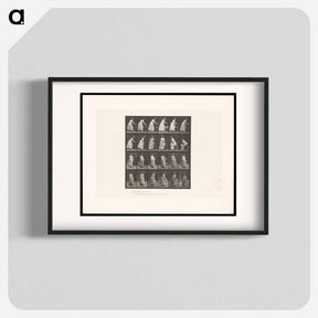 アートポスター-Woman Moving a Chair
 - エドワード マイブリッジ Poster.