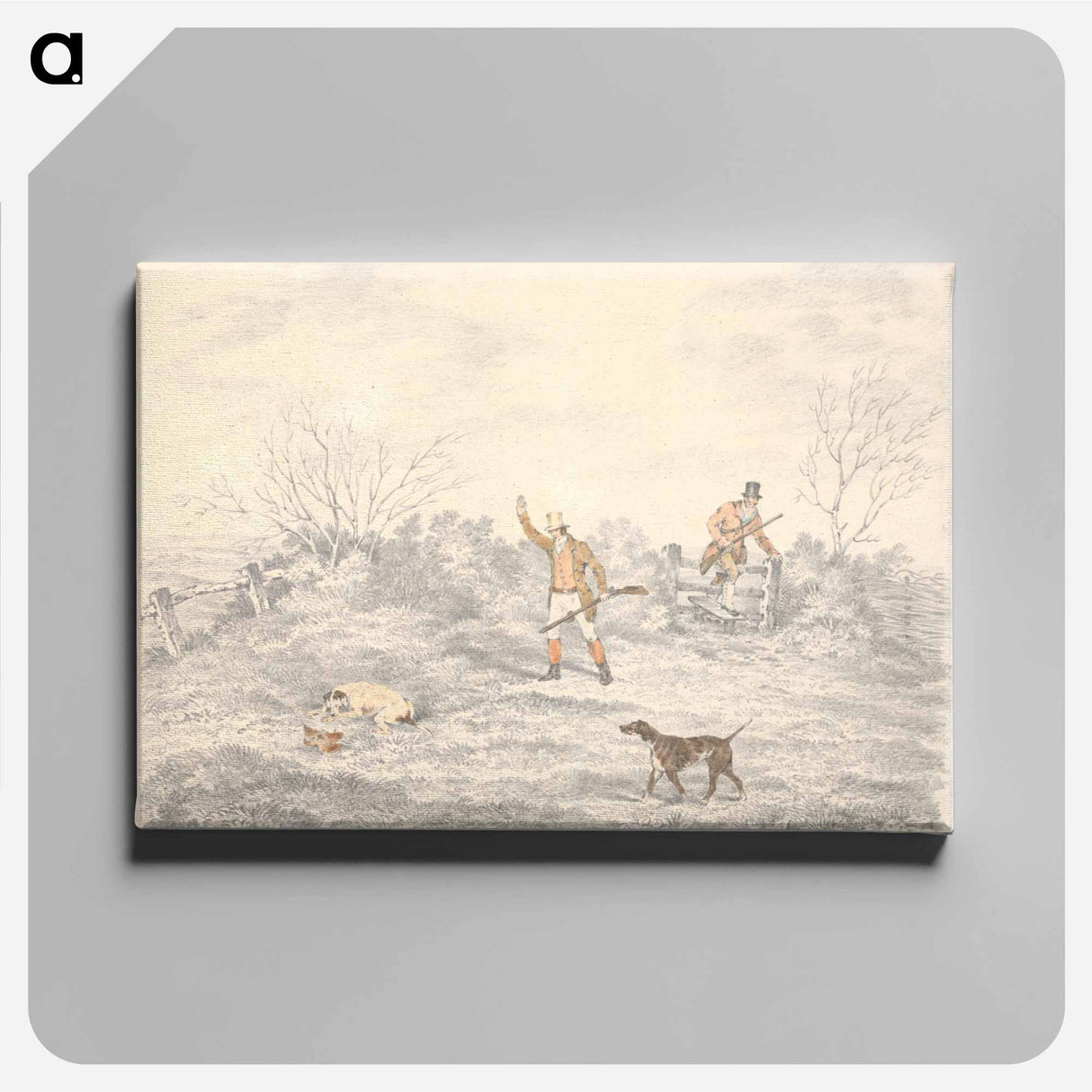アートパネル-Partridge Shooting
 - イェール大学アートギャラリー Canvas.