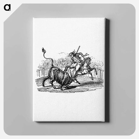 アートパネル-Bullfight from Paris-Neuf, Or Dream And Reality. Great Phantasmagoria
 - 大英図書館 Canvas.