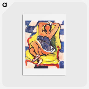 アートポストカード-Dancer in Repose - アンリ マティス Postcard.